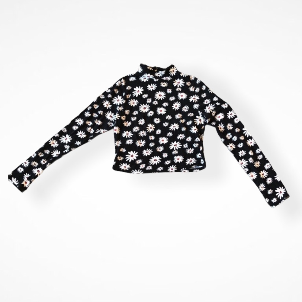 Mind Code Flower Crop Top - Picture 6 of 10